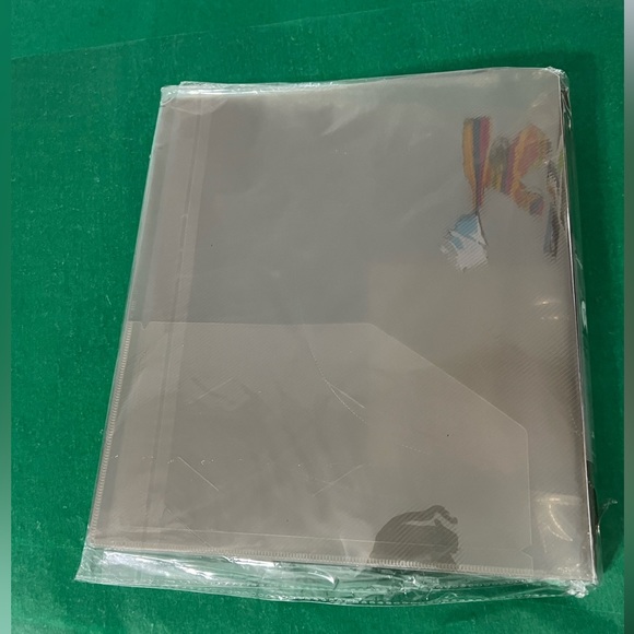 JAM Paper Designders 1" 3-Ring Flexible Poly Binder, Smoke Glass Twill - Picture 3 of 3